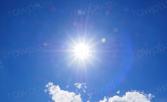 Blue sky sunlight